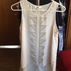 Patterned with studs tank